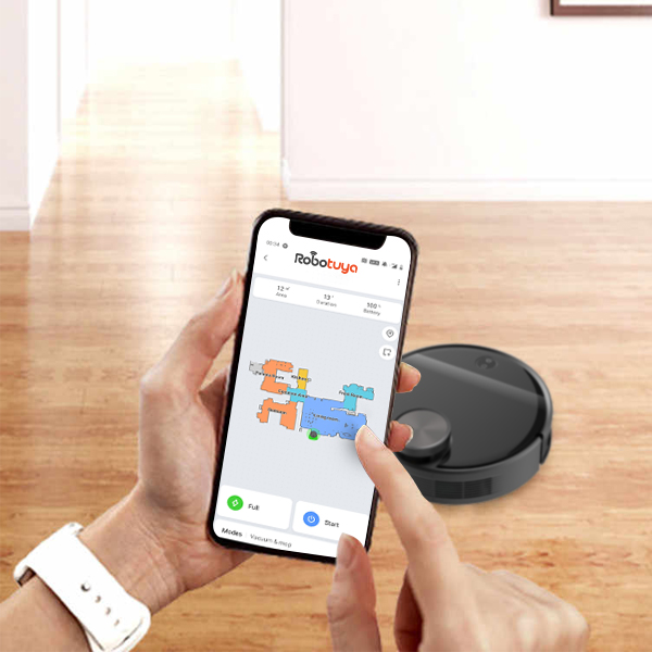 RoboLaser Plus Create map to clean your home with the Precision Laser LDS Sensor