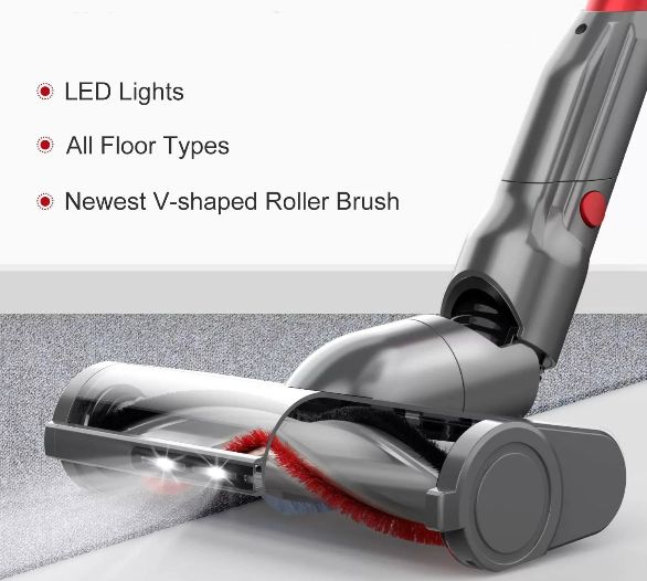 RoboEva Led Lighting And New V Style Roller Brush