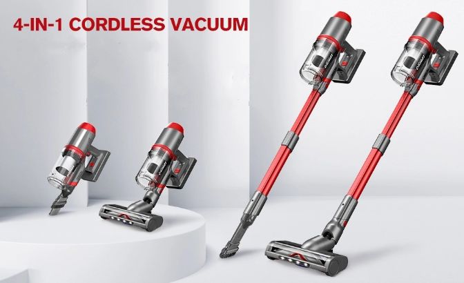 RoboEva Wireless 4 in 1 Strong Suction